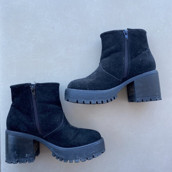 Botas negras Piece of Cake taco – ARCaiDa